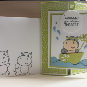 Fun Fold Just to say Hello